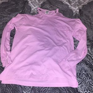 New Pink by Victoria’s Secret cold shoulder top